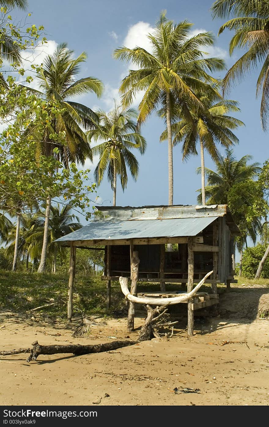 Cottage on beach. Cottage on beach