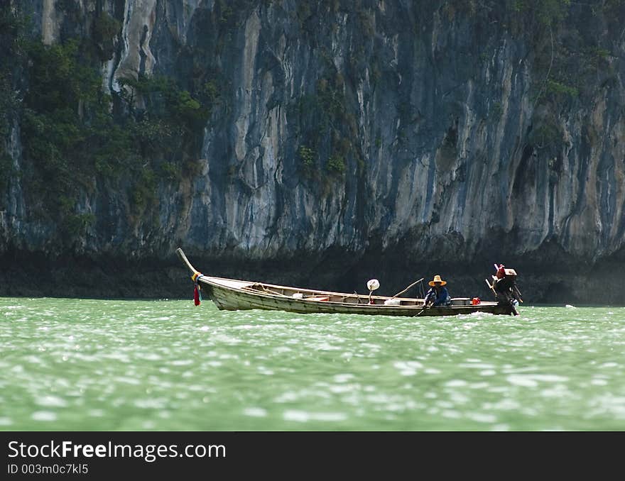 Local man fishing. Local man fishing