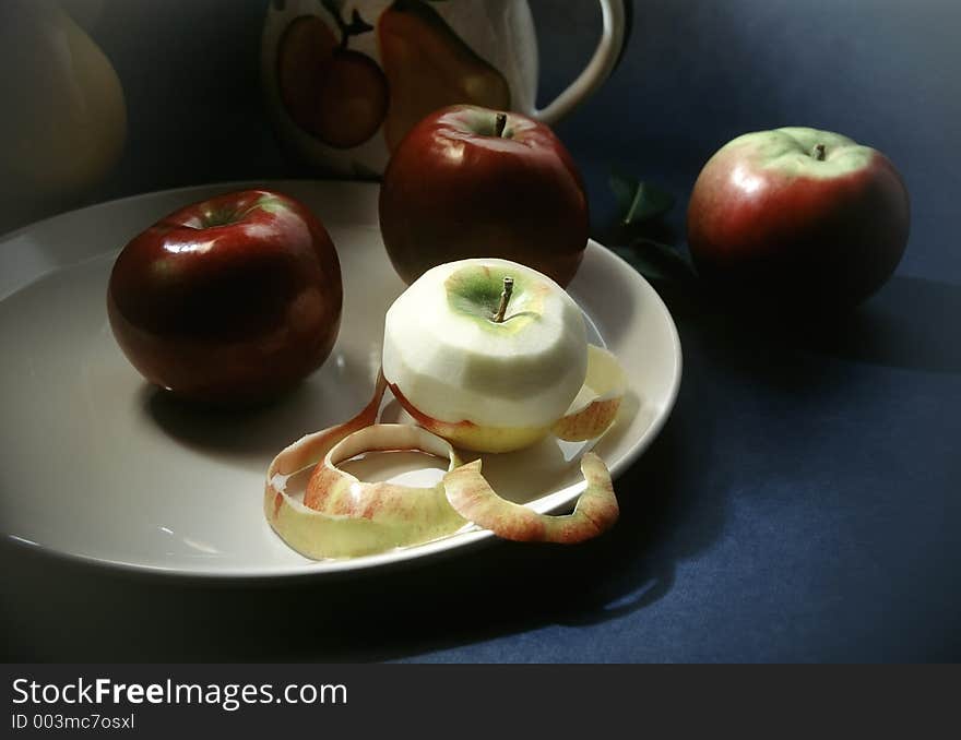 Apple on the table, Poland