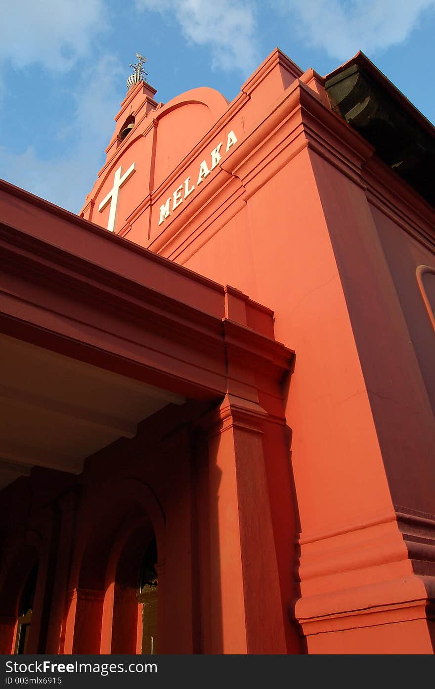 Red church in malacca