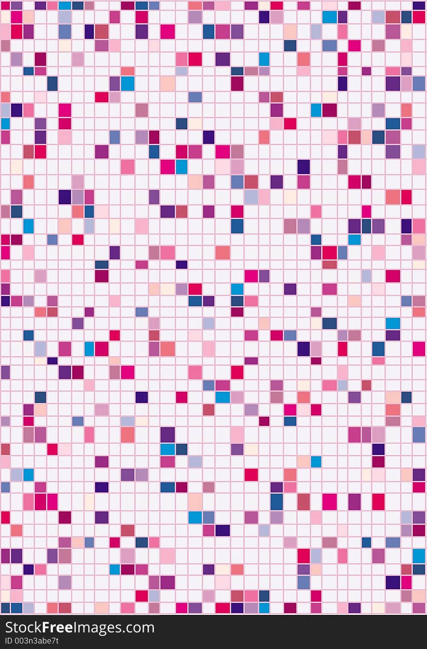 Colorful mosaic - illustration