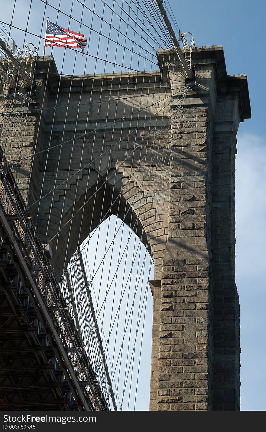 Brooklyn bridge in new york