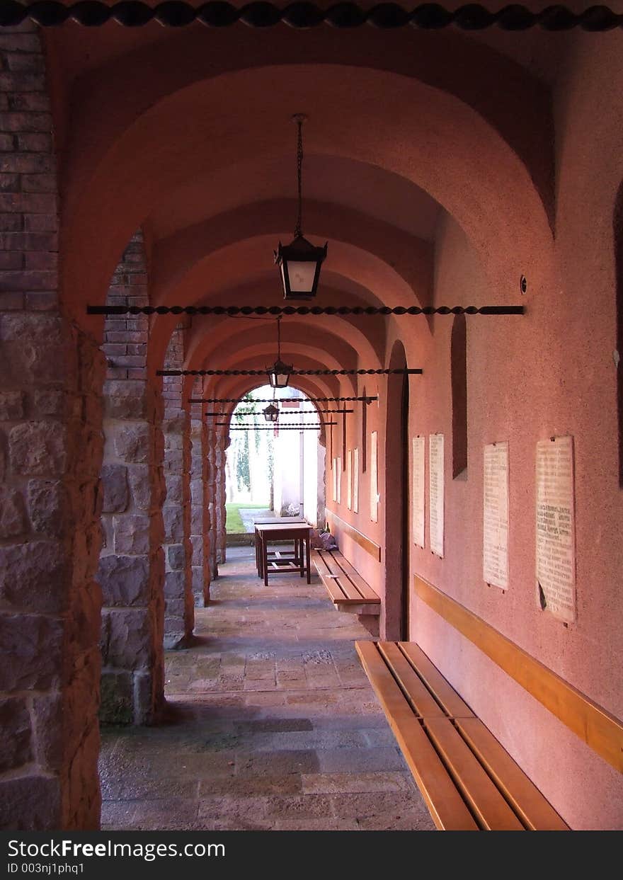 Monastery entrance