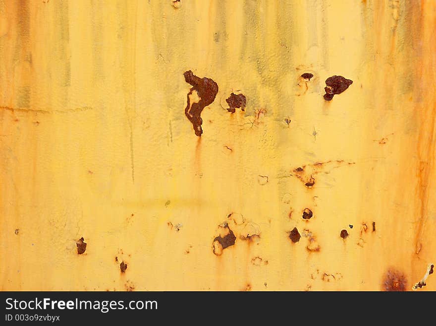 Orange rusting background