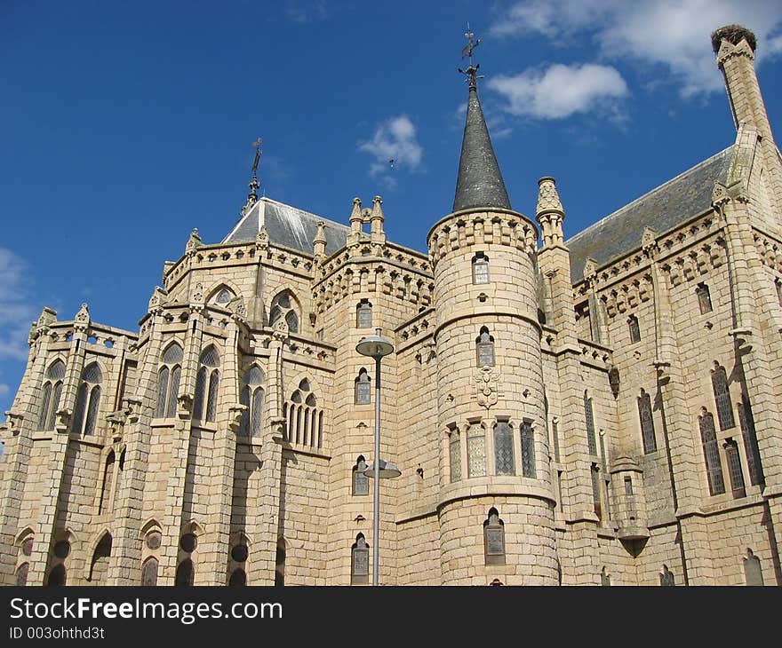 Palace in Astorga, Spain. Palace in Astorga, Spain