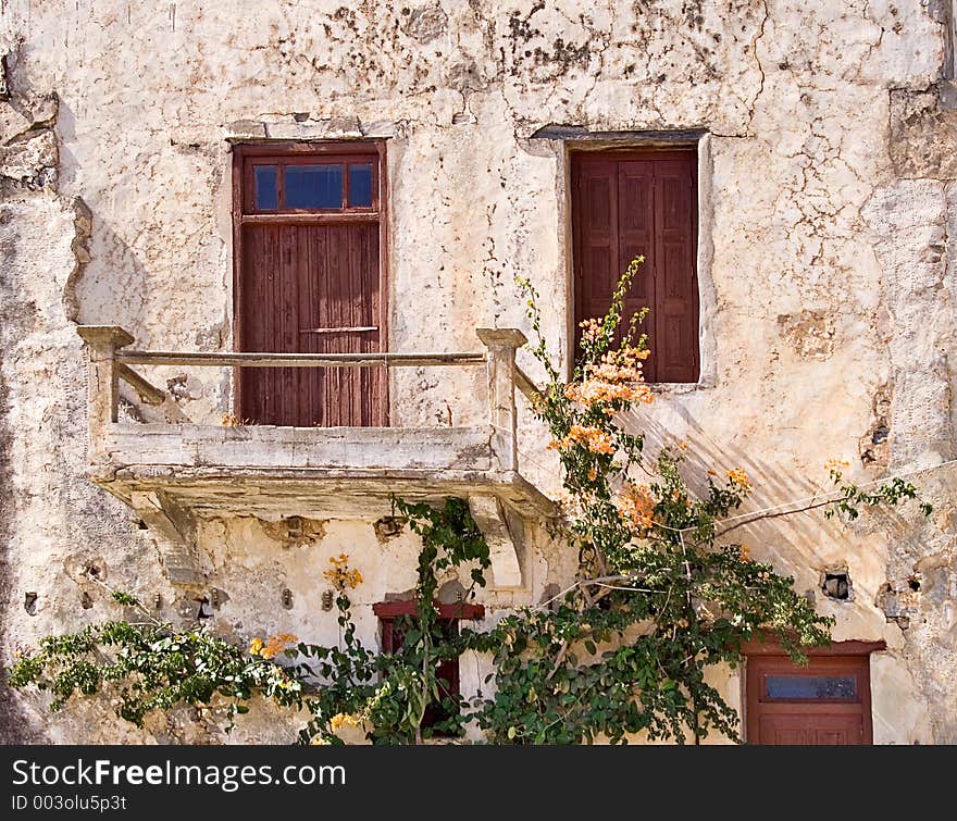 Home of monks in Crete, Greece. Home of monks in Crete, Greece.