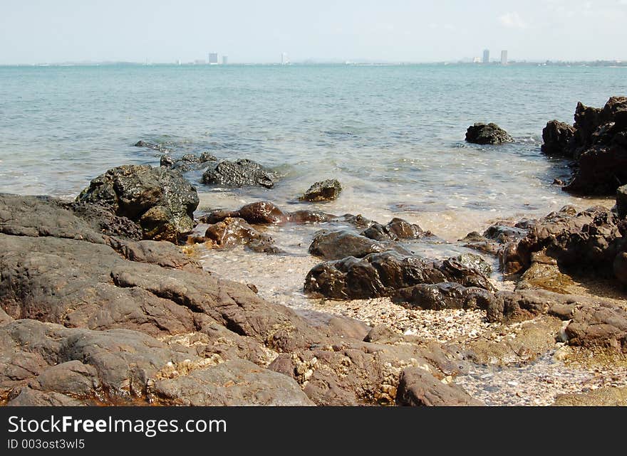 Stones in the water