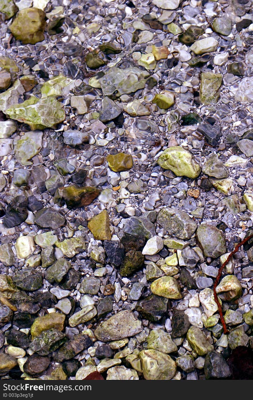 Rocks and Pebbles in the Dilar River