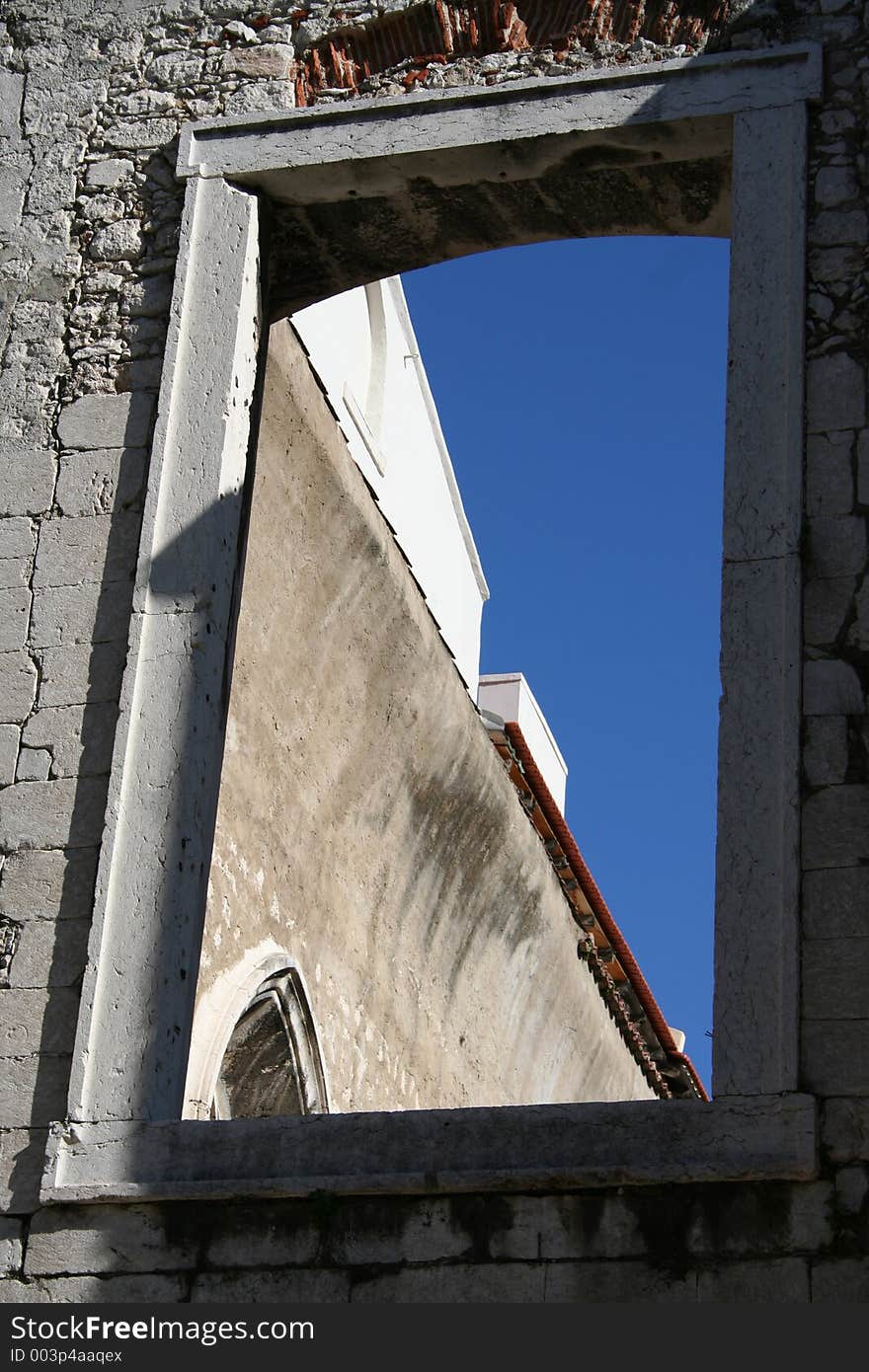 Window In Old Church