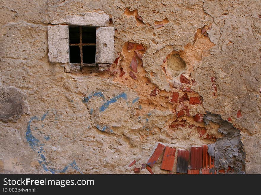 Window in a ruin