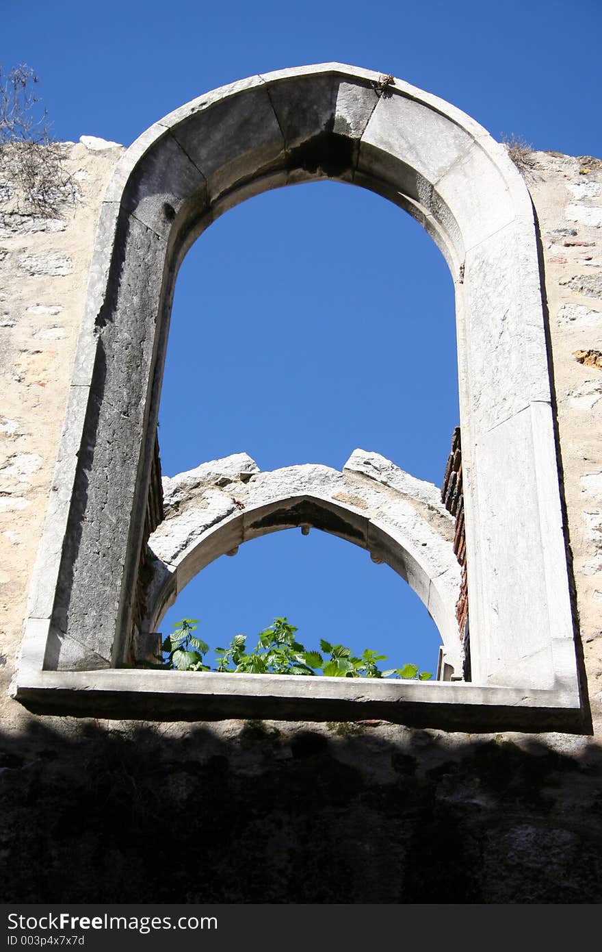 Window in old church