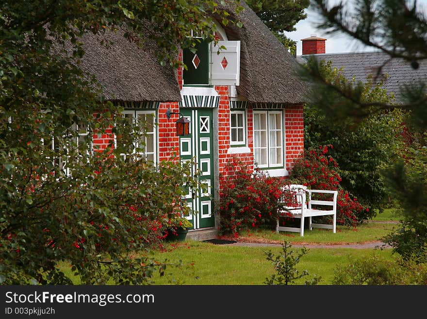 Country house with thatched roof_1