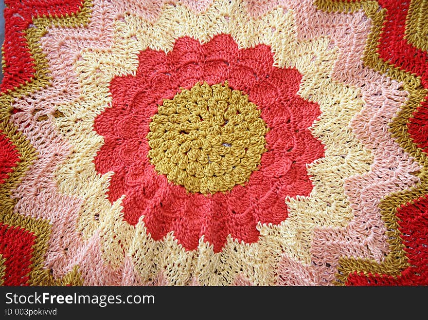 Crocheted Sunflower