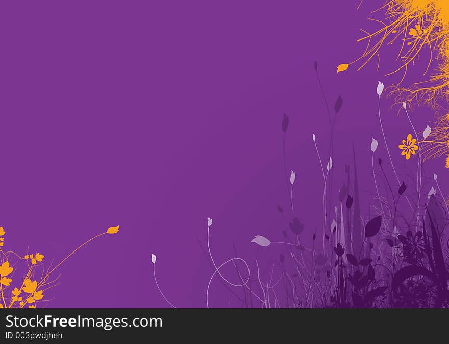 Purple Spring Background 2