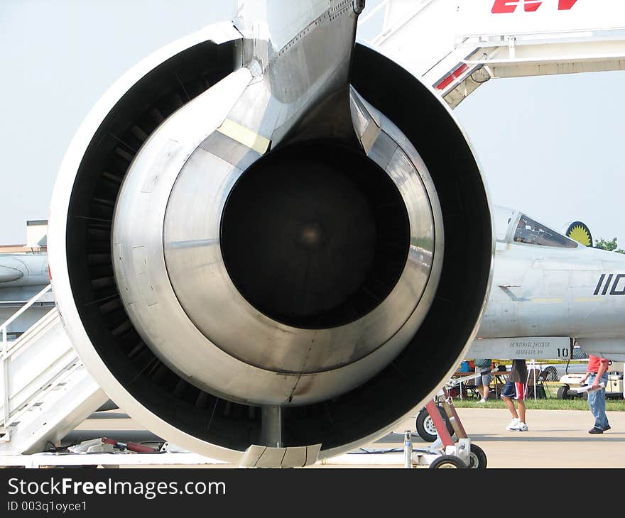 Engine of a 757 air craft. Engine of a 757 air craft.