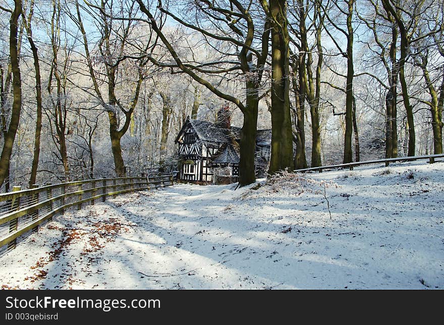 Worsley woods in winter