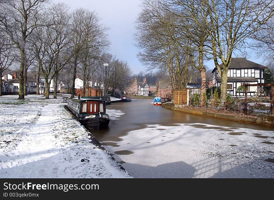 Worsley canal. Worsley canal