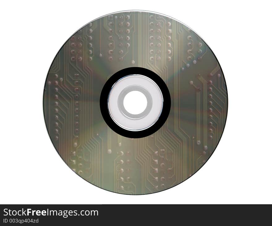 Cdrom made from an electronic scheme