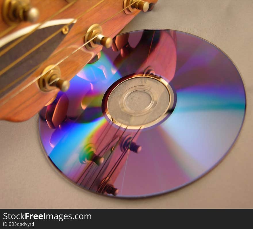 Guitar reflection in CD