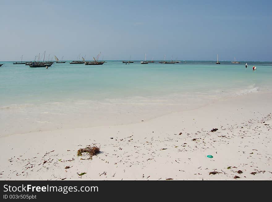 Nungwe Beach, Zanzibar, Tanzania. Nungwe Beach, Zanzibar, Tanzania