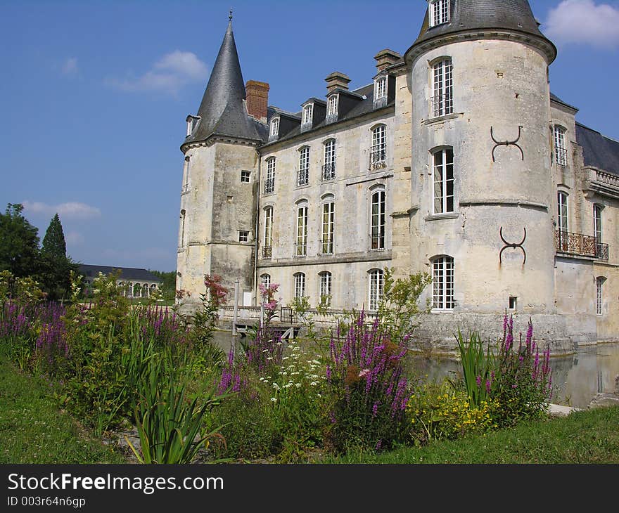 Castle in France named chateau d'o