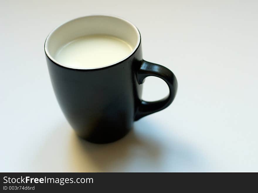 A Glass of Milk. A Glass of Milk