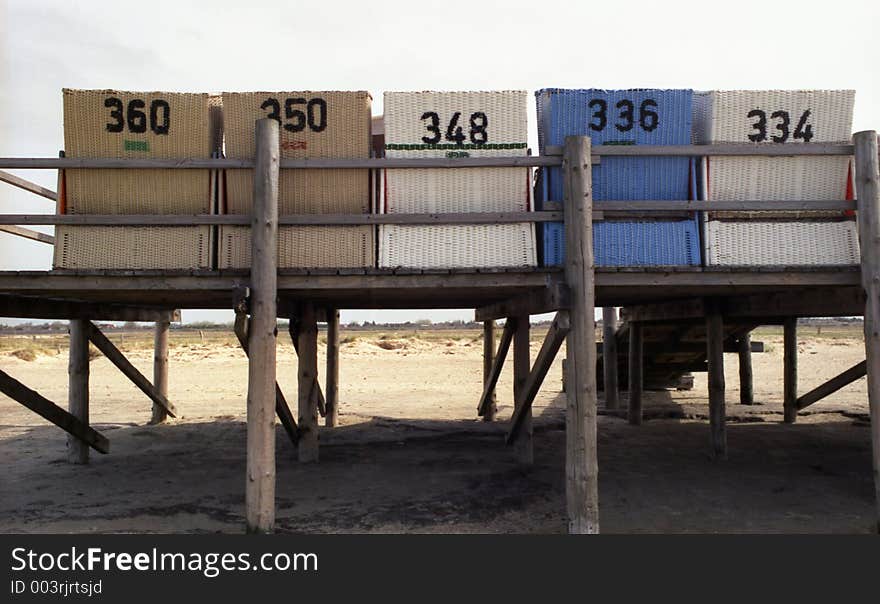 Beach-chairs On A Wooden Platform 2