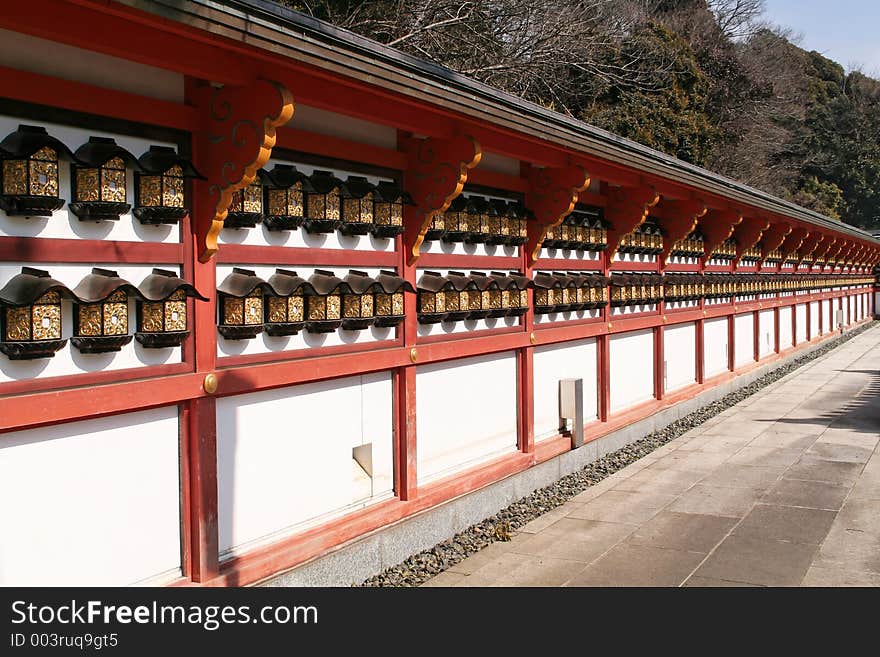 Strange Aligment at Narita temple