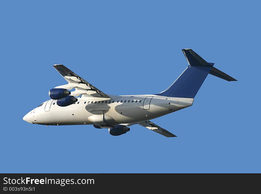 Regional Jet climbing away after takeoff