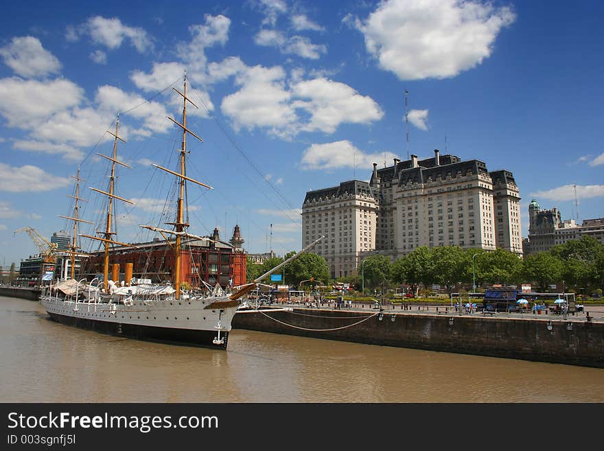 Big Boat At Port