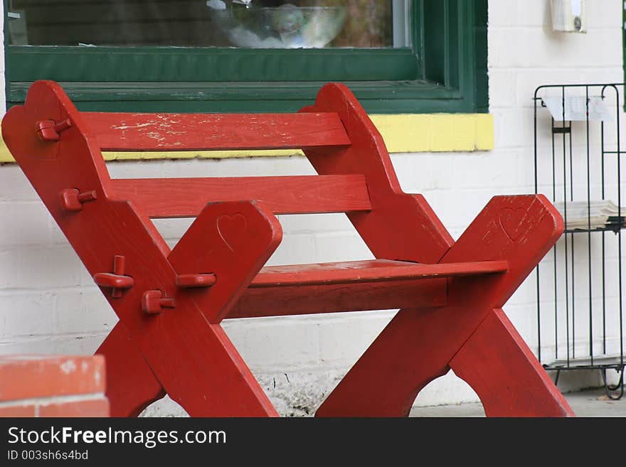 Red Bench