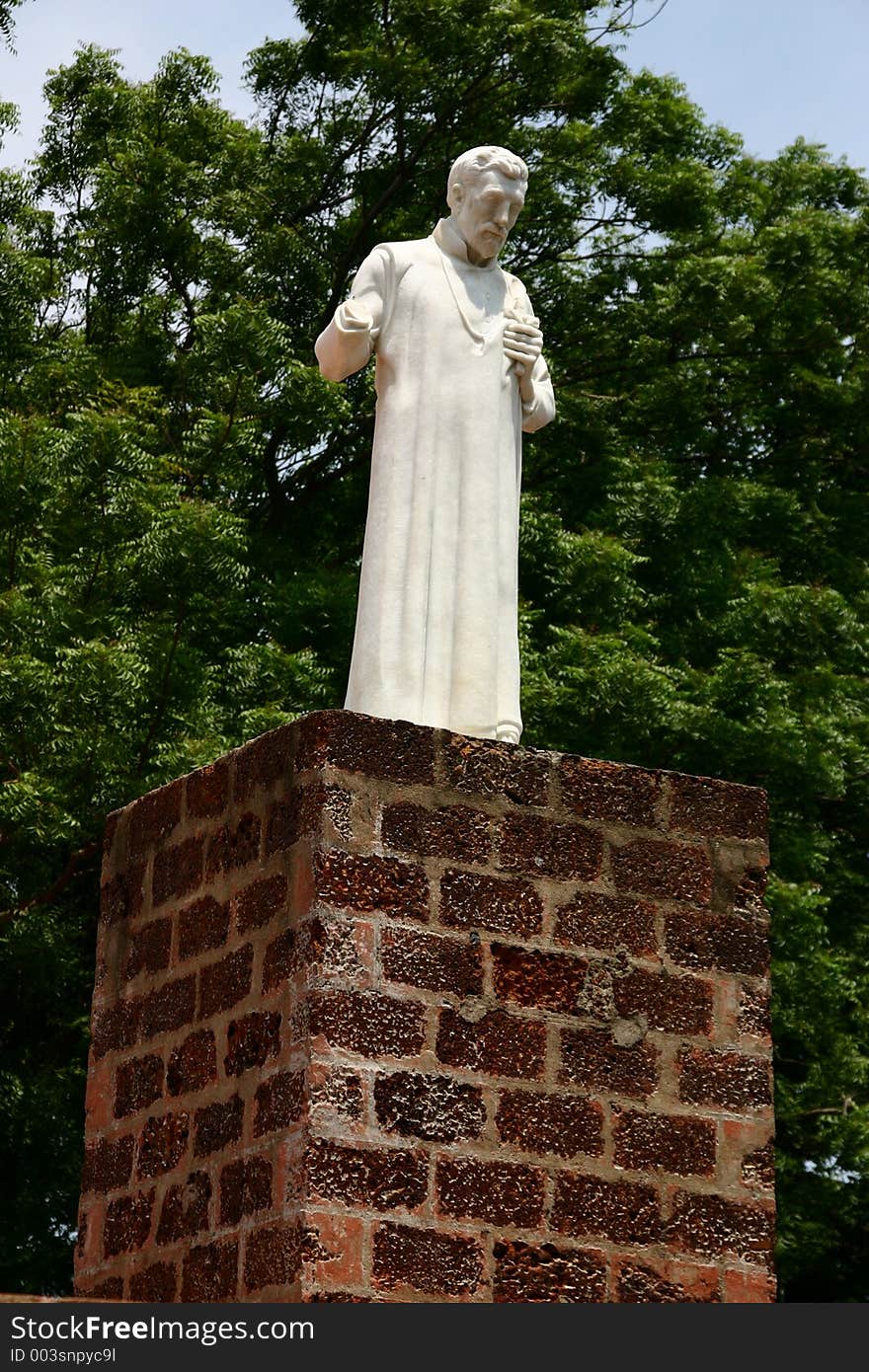 Statue of St Francis in Melaka