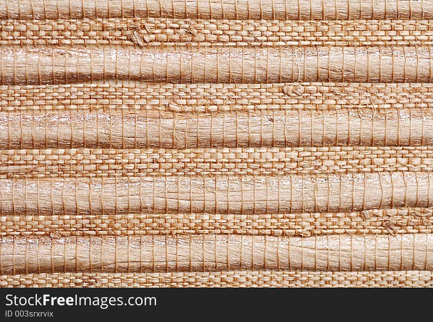 Fabric textile as background - brown stripes