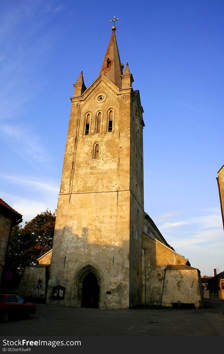 Church in cesis, latvia