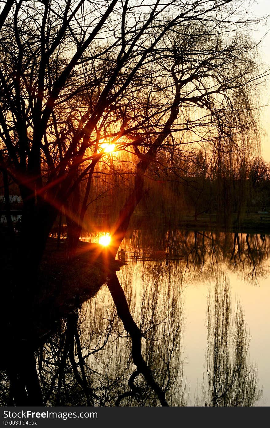 Sunrise on the lake