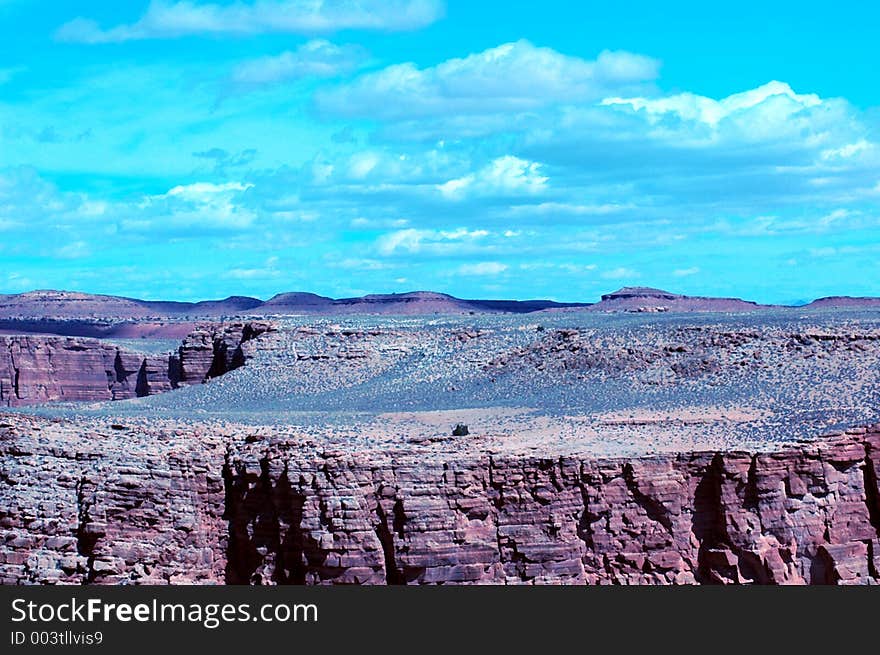 Little Colorado River canyon gorge,Arizona. Little Colorado River canyon gorge,Arizona