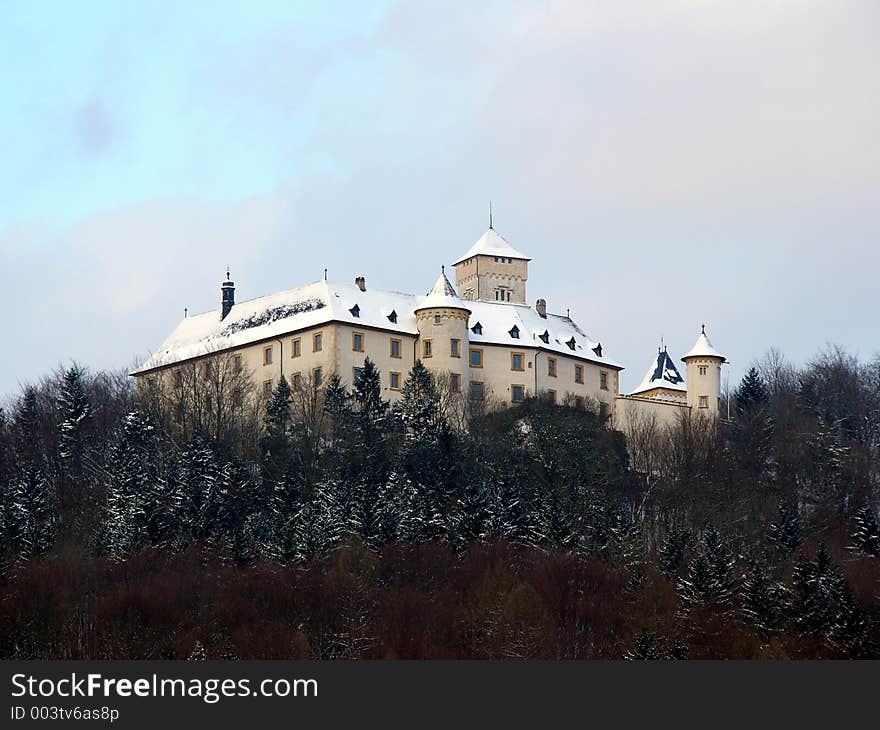 Greifenstein, the castle of the family Stauffenberg in Heiligenstadt Germany. Greifenstein, the castle of the family Stauffenberg in Heiligenstadt Germany