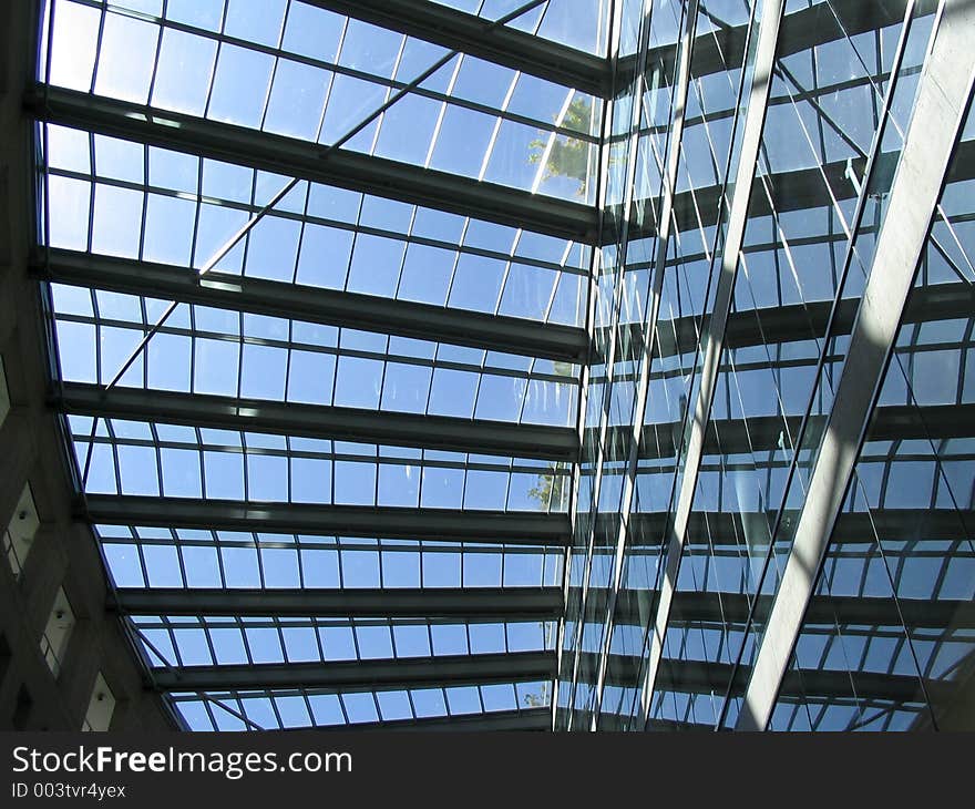 Skylight in the Vancouver Central Library, BC, Canada. Skylight in the Vancouver Central Library, BC, Canada