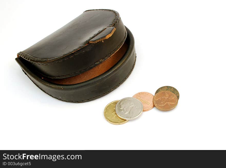 Wallet With Coins