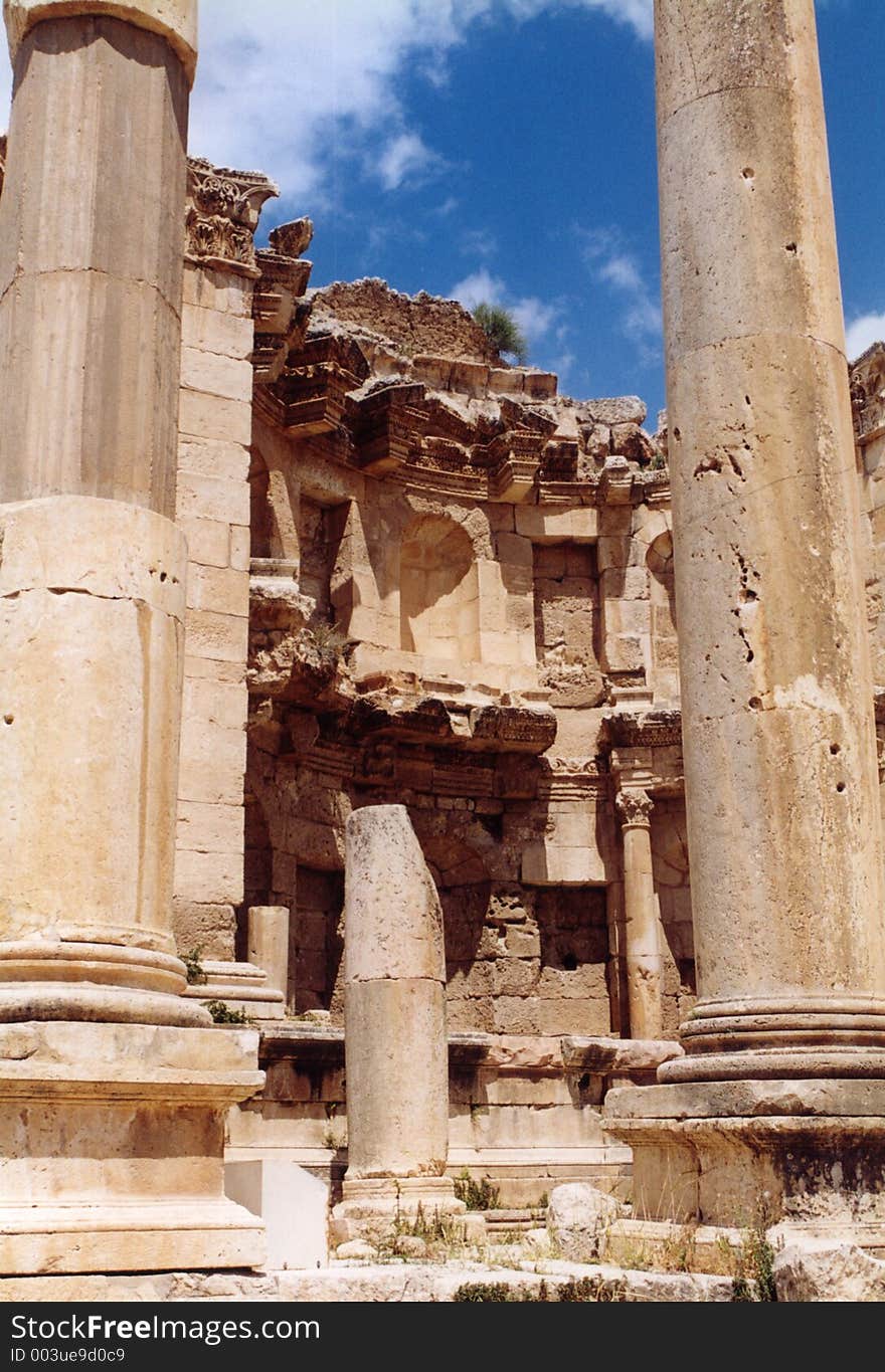 Ruins of Jerash. Ruins of Jerash