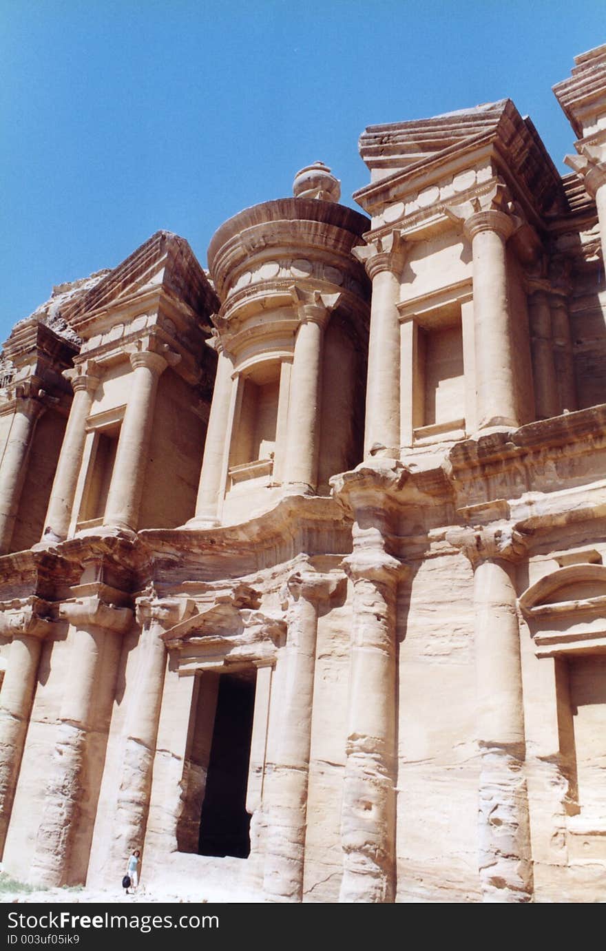 Tombs in Petra. Tombs in Petra