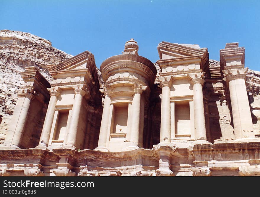 Tombs in Petra. Tombs in Petra