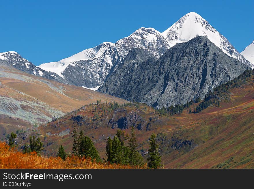 Beautiful mountains landscape. Altay