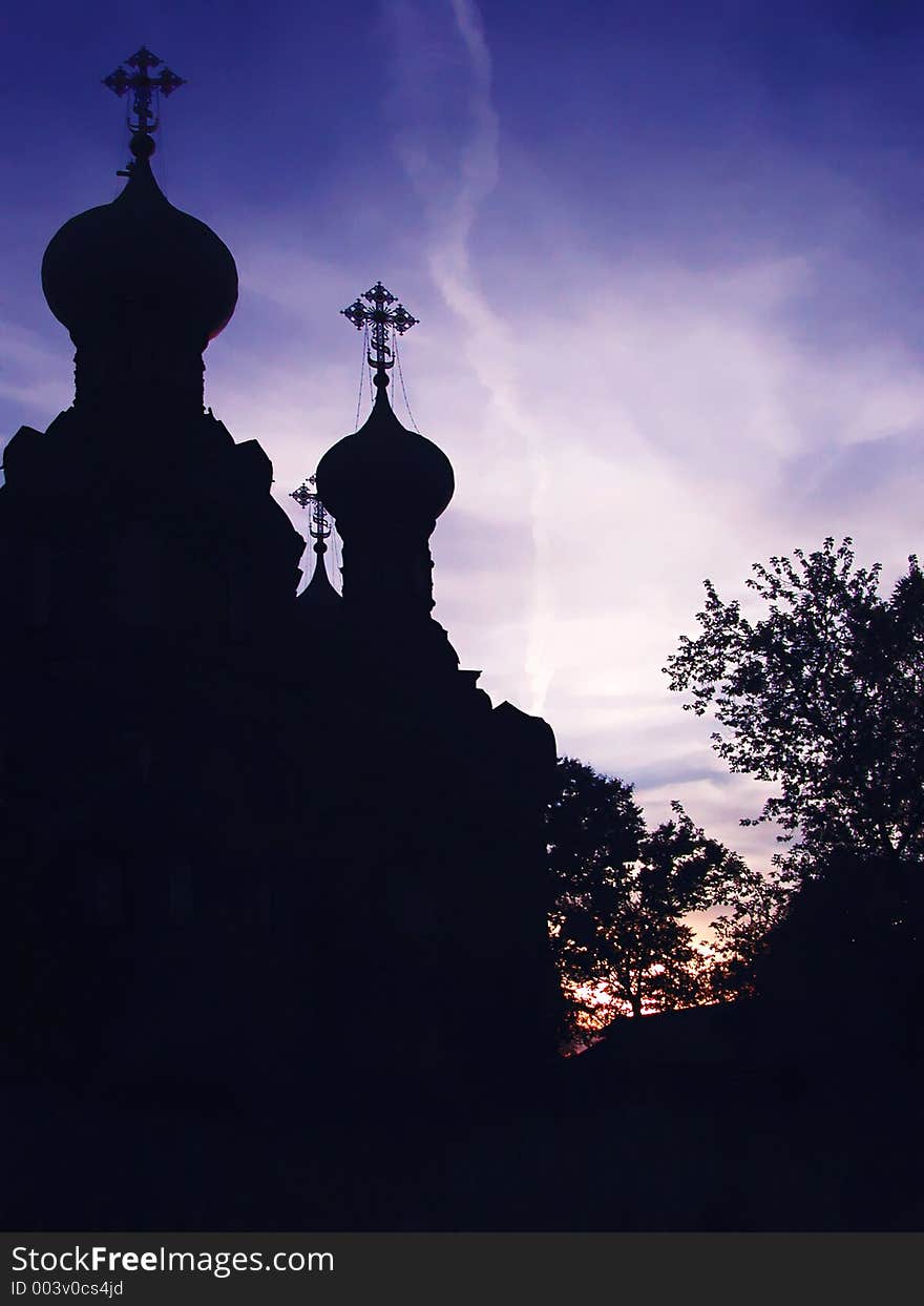 Church silhouette