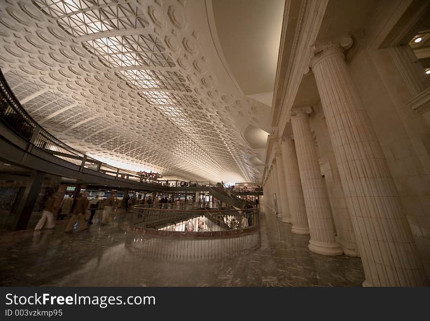 Upper level of Union Station in Washington, D.C. Upper level of Union Station in Washington, D.C.