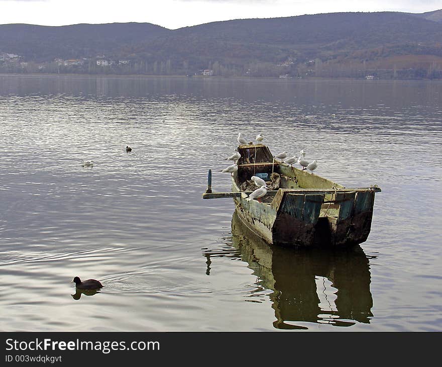 Rest on a coble