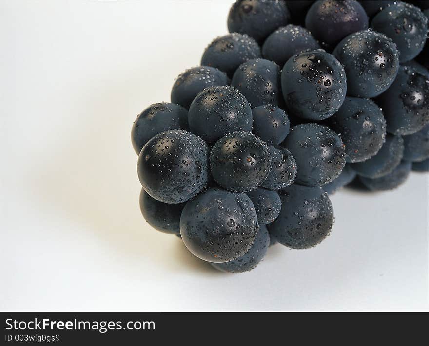 Black grapes