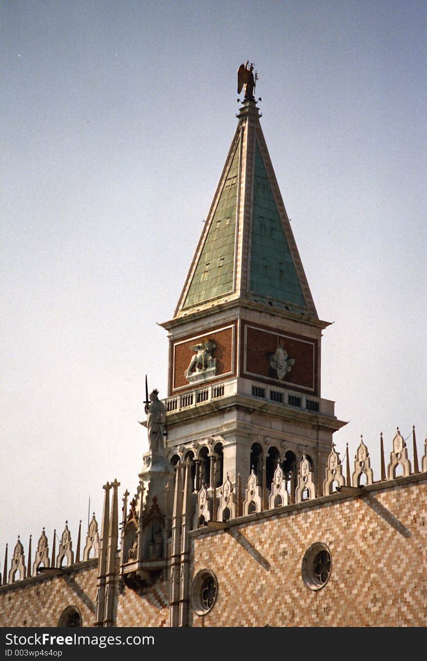 Immagine del campanile di San Marco a Venezia. Immagine del campanile di San Marco a Venezia