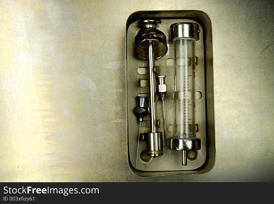 Syringe in box