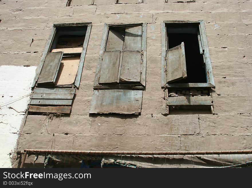 Old windows in Cairo, Egypt. Old windows in Cairo, Egypt